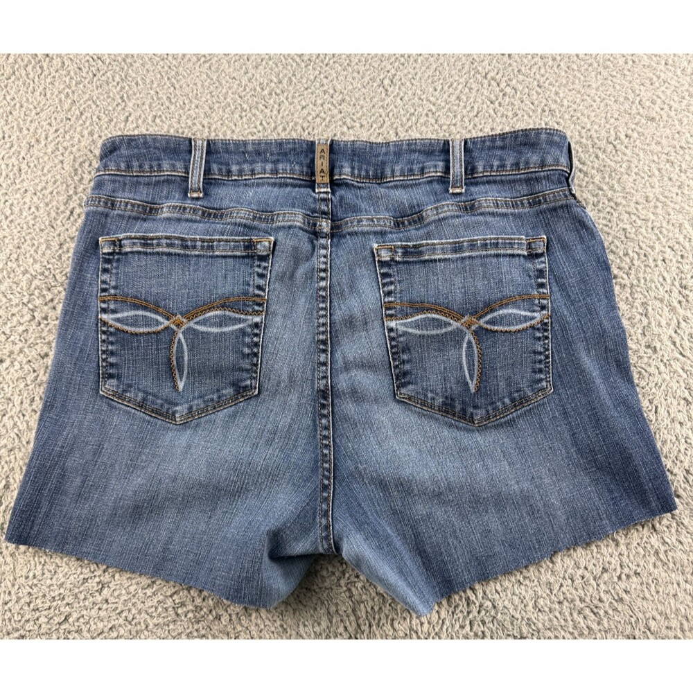 Ariat Juliana Slim Cut Off Shorts Womens 34 Waist 3.5" Inseam High Rise Western - Picture 2 of 10